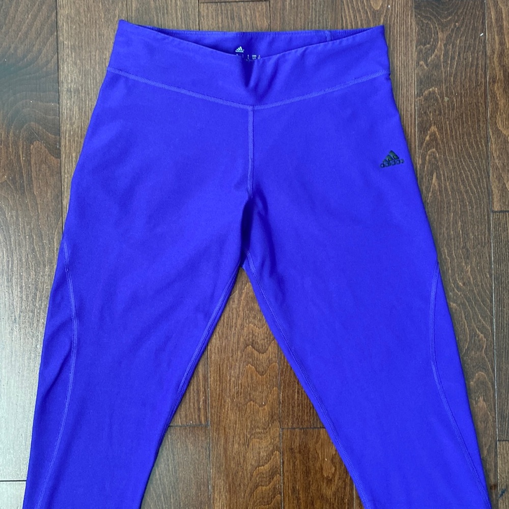 Adidas Climalite leggings in purple, S